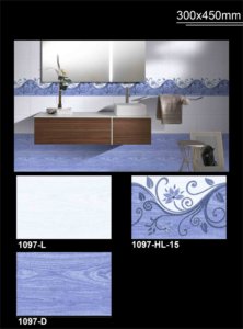 Customized Interior 300x450 mm Wooden <b>Ceramic</b> Wall Tiles Wood Grain Texture Luxury Floor Porcelain Tiles Design for Living Room - Product Image 6