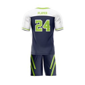 Ensemble de maillot et short de football américain imprimé numériquement sur mesure avec logos et noms pour équipes professionnelles - Product Image 4