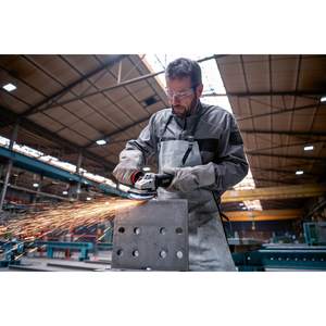 Meuleuse d'angle 1700W GWS 17-150 PS avec disque de 150 mm, poignée fine, interrupteur de protection coulissant, préréglage de la vitesse et filtre anti-poussière - Product Image 3