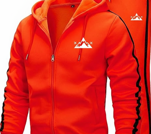 ชุดวอร์มมีฮู้ดผ้าฟลีซเนื้อนุ่มพิมพ์โลโก้ตามสั่ง |   โรงงาน OEM ODM |   ชุดกันหนาวคุณภาพสูง ผ้าฝ้าย 100% ระบายอากาศได้ดี ป้องกันแบคทีเรีย - Product Image 3