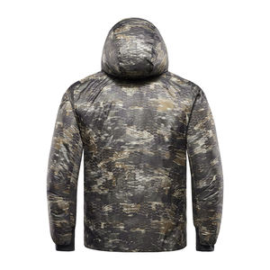 Pamir Unisex <b>Camo</b> Hoodie Insulation Tactical <b>Jacket</b> Ultra-Silent Heating Feature Water Resistant Multiple Pockets Stand Zipper - Product Image 2