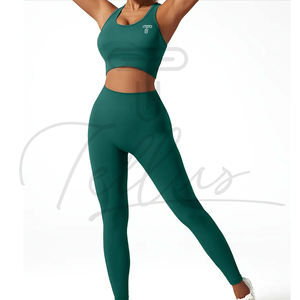 Conjuntos Deportivos de Invierno para Mujer, para Gimnasio, Fitness, Yoga, Casuales, Holgados, Antibacterianos, de Algodón y Fibra de Bambú, hasta la Rodilla - Product Image 4