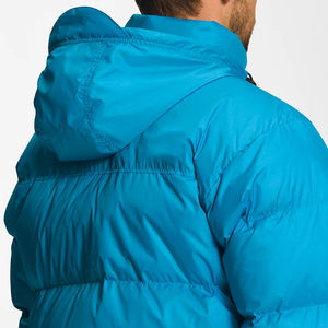 Chaqueta de burbujas acolchada de lona personalizada a la moda para hombres y mujeres, diseñada para combinar un estilo moderno y un aislamiento resistente - Product Image 2