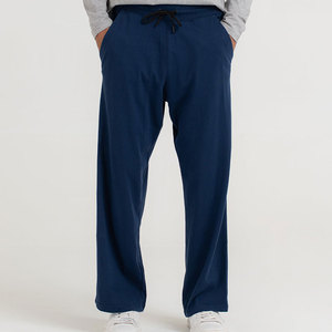 Pantalon décontracté pour homme en mélange de coton, style outdoor, coupe ample, tissu respirant, idéal pour un look décontracté. - Product Image 1