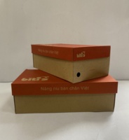 Boîtes en papier kraft rigide personnalisées, écologiques, recyclables, avec revêtement UV, gaufrage et pelliculage mat pour supermarchés DAT THUAN