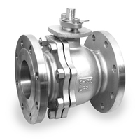 Válvula de Bola Hidráulica de Acero Inoxidable con Brida de Alta Temperatura API ANSI de 4"/DN100