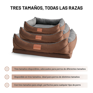 Spedizione Gratuita, Cuccia per Cani Portatile Antigraffio, Set Realizzato in Spagna, Base in Spugna, Imbottitura in Fibra di Poliestere, Lavabile e Confortevole - Product Image 5