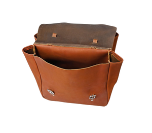 Superventas de alta calidad de cuero genuino Western Trail Tooling Carving Horse Saddle Bag - Product Image 6