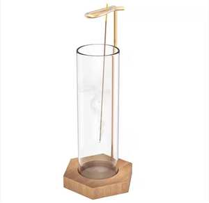 Brûleur d'encens en bois sculpté décoratif artisanal de haute qualité avec incrustation en laiton pour salon au prix le plus bas - Product Image 3