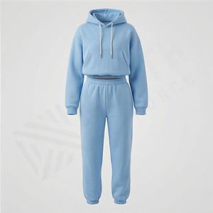 Ensemble de survêtement pour femme, design personnalisé, streetwear, respirant, athlétique, jogging, tenue de sport, tenue de détente, moderne, décontracté, coupe douce - Product Image 1