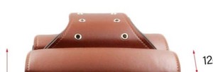 Nouveau Premium de haute qualité nouveau Design sac de selle latérale de moto en cuir de vachette véritable sac latéral en cuir occidental prêt à expédier - Product Image 3