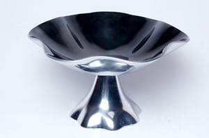 Birthday Party Tabletop Decorating Cake Stand Shiny Polished Cake Stand Multi-Functional Cake Server Bowl Cake Stand - Product Image 3