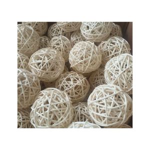 MEJOR VENTA BOLA DE RATÁN SOSTENIBLE CAMPANA DE RATÁN PARA ILUMINACIÓN DE NAVIDAD AL POR MAYOR MEJOR PRECIO BAL DECORATIVO DE NAVIDAD - Product Image 6