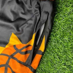 Pantalones Cortos de Baloncesto Unisex Personalizados de Secado Rápido, Antibacterianos, Transpirables, Tallas Grandes, Uniformes Deportivos de Poliéster para Adultos XS-XL - Product Image 4