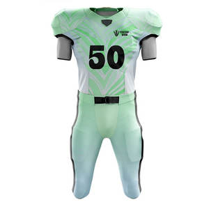 Uniforme de fútbol americano de manga corta transpirable de secado rápido 100% poliéster nuevo estilo 2025 último - Product Image 1