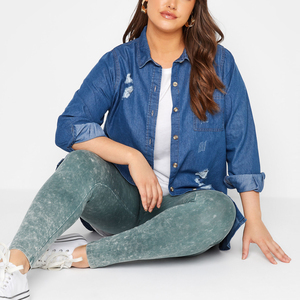 Mallas personalizadas de cintura alta para gimnasio, ropa deportiva de nuevo estilo para mujer, mallas deportivas sin costuras para correr, tela de punto - Product Image 4