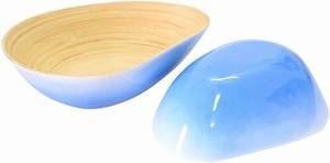 Cuenco de bambú hecho a mano de Vietnam, ensaladera de laca, ecológico, ligero, personalizable, colores perfectos para regalos y comidas - Product Image 4