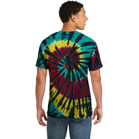 T-shirt tie-dye pour homme 100% coton à manches courtes, formel, personnalisable, mode estivale, fournisseur en gros OEM