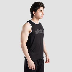 Camiseta sin mangas de gimnasio con estampado personalizado para hombre, camiseta sin mangas de entrenamiento ligera y transpirable, camiseta sin mangas atlética de secado rápido con cuello redondo - Product Image 2
