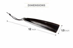 Chausse-pied en corne de buffle de qualité supérieure, fait main, naturel, durable, finition lisse, écologique, aide à la chaussure de luxe, design ergonomique, cadeau - Product Image 2