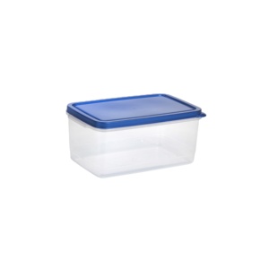 Contenedor rectangular de plástico para alimentos con tapa, mantiene la frescura, caja de almacenamiento de 1 capa para alimentos - Product Image 3