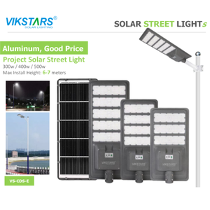 <span class=keywords><strong>Lampadaire</strong></span> <span class=keywords><strong>solaire</strong></span> intégré 300W/400W/500W Lampe LED d'extérieur étanche Capteur de lumière Télécommande IP65 pour route - Product Image 4