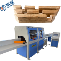 Scie a bois CNC 3-en-1 Coupe d'angle 20-160 Rainurage et Scie a onglets automatique pour meubles et palettes
