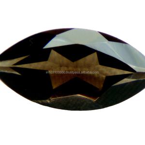 Precio de fábrica Venta 100% Piedra natural Cuarzo ahumado Forma de marquesa Corte facetado Piedras preciosas sueltas de excelente calidad para uso en joyería - Product Image 5