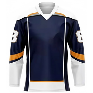 Jersey de Hockey sobre Hielo Personalizado por Sublimación de Alta Calidad 2026 con Tela Transpirable, Color y Logotipo Personalizados - Product Image 5