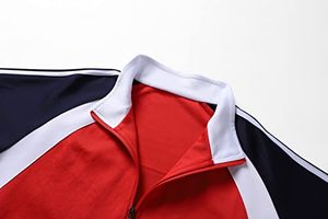 Người Đàn Ông Của Giản Dị Thể Thao Theo Dõi Phù Hợp Với Thiết Lập Đầy Đủ Zip Chạy Sweatsuit Ấm Chạy Bộ Thể Thao Trang Phục Cho Mùa Đông - Product Image 2