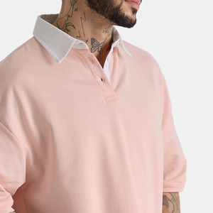 Polo de talla grande para hombre con mangas cortas y diseño de logotipo personalizado/Polo de talla grande para hombre a precios al por mayor - Product Image 3