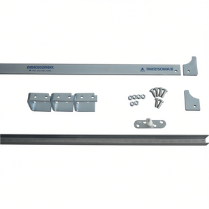 ชุดรางเหล็กชุบสังกะสี 80786 พร้อมรางขนาด 45x8 มม. ลูกกลิ้งขนาด 75 หรือ 90 มม. ยี่ห้อ HBS-BETZ สำหรับรั้ว ระแนง และประตู - Product Image 3