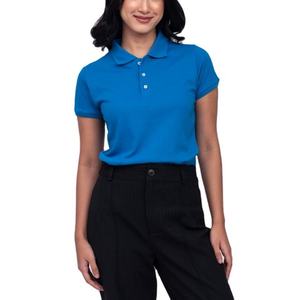 Camisas de polo de algodón de alta calidad personalizadas para mujer al por mayor camisas de trabajo de punto de bajo precio para mujer para golf - Product Image 6
