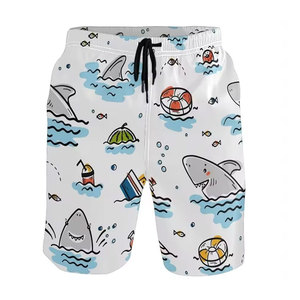 Para un estilo de vida activo, estos shorts casuales de playa para hombre están hechos de poliéster ligero de secado rápido con sublimación. - Product Image 6