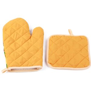 Gant de four de bonne qualité à motif uni de couleur bleu vif au prix le plus bas Fabricant en Inde - Product Image 4