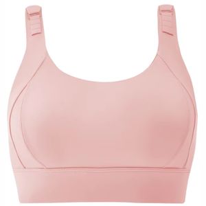 เสื้อชั้นในกีฬาคุณภาพสูงสำหรับผู้หญิงไซส์ใหญ่ แบบ U-Neck  ผ้ายืด/ไนลอน  รองรับทรงได้ดี สายปรับได้ ติดตะขอหลัง เหมาะสำหรับออกกำลังกาย โยคะ และกิจกรรมกลางแจ้ง - Product Image 4