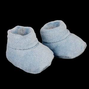 Newborn <b>Booties</b> - Navy Blue - Product Image 1