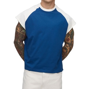 Reglan Sleeves Stringer Men's High Quality Wholesale Round Neck Cropped Design Tank Top OEM Multi Color Streetwear Fashionable - Product Image 1