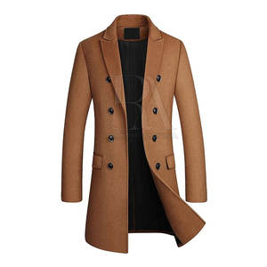Abrigos Largos para Hombre de Suministro Directo de Fábrica, MOQ Bajo, Diseño Personalizado Más Vendido - Product Image 1