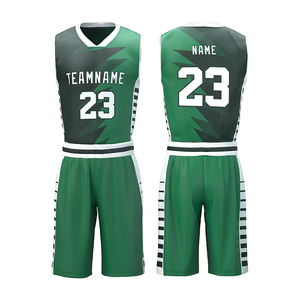 Uniforme de baloncesto unisex superventas, transpirable, talla grande, diseño sublimado, precio - Product Image 4