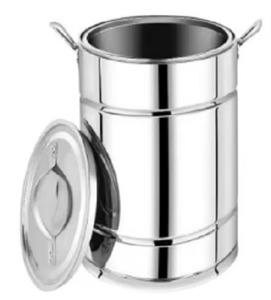 Venta caliente 30LTR Olla de cocina grande de acero inoxidable Olla de sopa y stock de alta calidad con función de cazuela calentadora de alimentos - Product Image 1