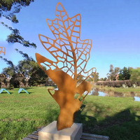 Panneaux muraux en acier Corten découpés au laser, treillis de clôture de jardin en acier patinable, panneau métallique décoratif, taille personnalisée, chantier de construction