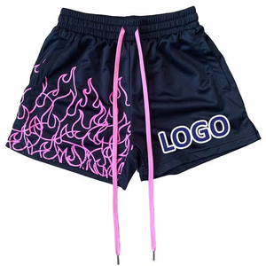 Pantalones cortos de malla con logotipo personalizado de alta calidad para hombre, ropa informal nueva llegada al por mayor personalizada - Product Image 5