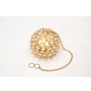 Votivo de hierro de cristal hecho a mano altamente acabado en forma redonda última decoración de boda para Navidad para secado y habitación de invitados - Product Image 1