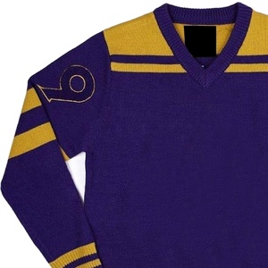 Suéter de Mujer de Manga Larga de Algodón con Logotipo Personalizado de Alta Calidad para Ropa Casual, Suéter Transpirable con Hombros Caídos - Product Image 4