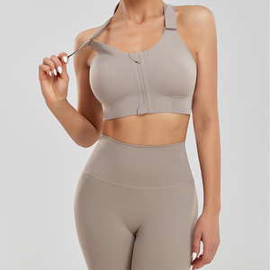 Deportes activos para mujer 2 piezas gimnasio Fitness Yoga traje transpirable y ligero patrón sólido entrenamiento Yoga conjuntos - Product Image 5