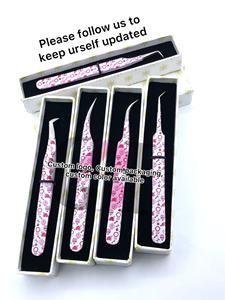 Aislamiento de revestimiento de papel de 90 grados, Punta plateada, volumen de bota, pinzas para extensión de pestañas, herramientas de belleza curvas de acero inoxidable de 45 grados - Product Image 5