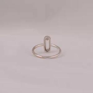 IGI Certifié 14KT Solide Or Blanc Portrait Solitaire Personnalisé Taille Émeraude Diamant Cultivé En Laboratoire Bague De Fiançailles Lunette Réglage Grand - Product Image 4