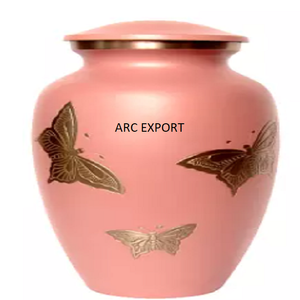 โกศและหม้อขี้เถ้าจากมนุษย์ที่น่าจดจำทำจากโกศขนาดใหญ่ทำจากโลหะ - Product Image 4