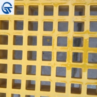 Caillebotis anti-dérapant en PRF moulé pour passerelle-Tous les types de treillis Grilles GRP Fabricant de planchers